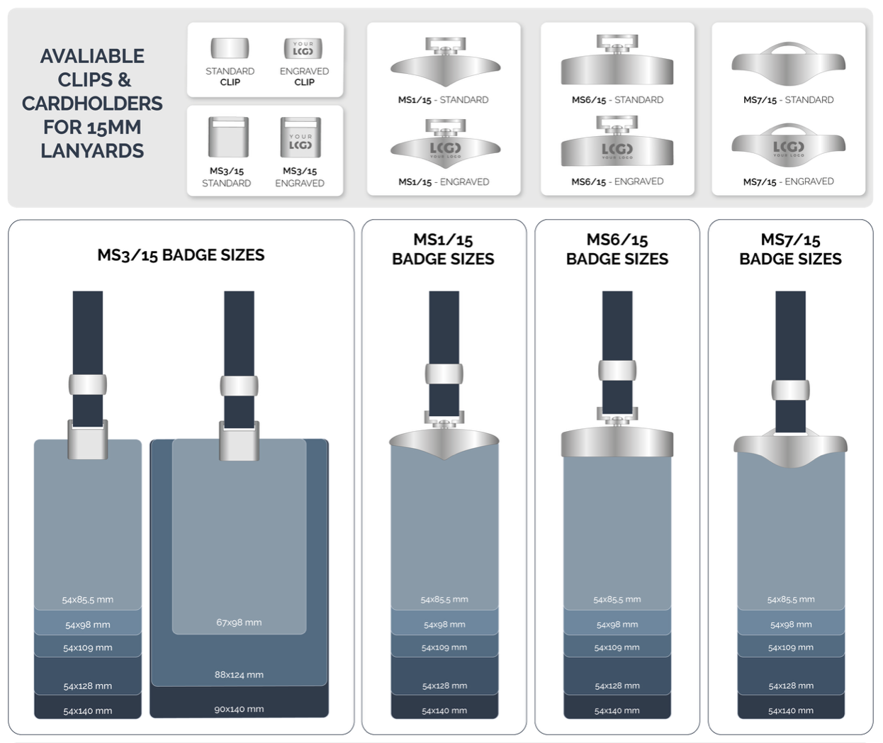 LANYARDS 15 mm / woven or sublimated